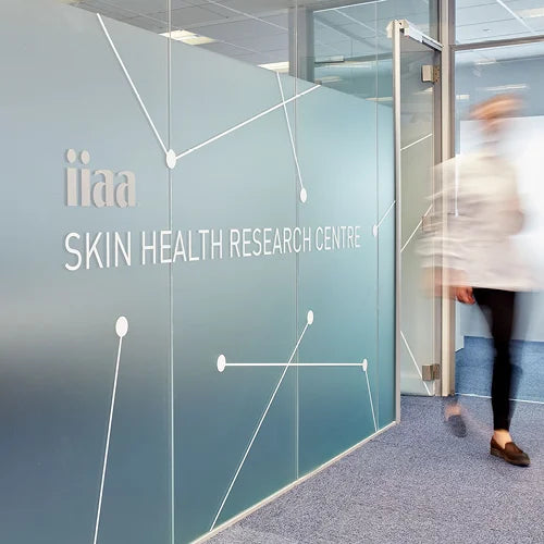 Skin health research centre signage